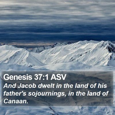 Genesis 37:1 ASV Bible Verse Image