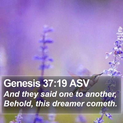 Genesis 37:19 ASV Bible Verse Image