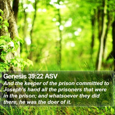 Genesis 39:22 ASV Bible Verse Image