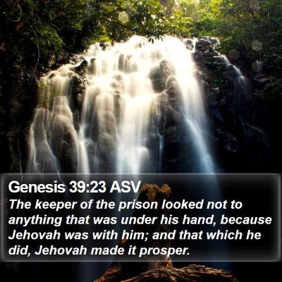 Genesis 39:23 ASV Bible Verse Image