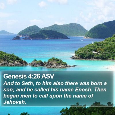 Genesis 4:26 ASV Bible Verse Image