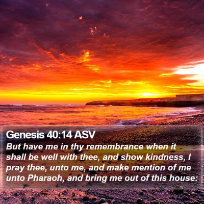 Genesis 40:14 ASV Bible Verse Image