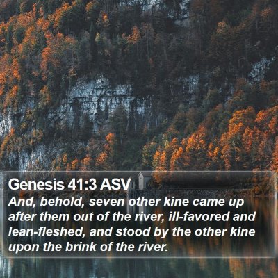 Genesis 41:3 ASV Bible Verse Image