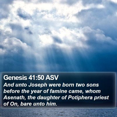 Genesis 41:50 ASV Bible Verse Image
