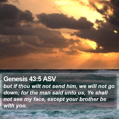Genesis 43:5 ASV Bible Verse Image