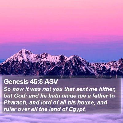 Genesis 45:8 ASV Bible Verse Image