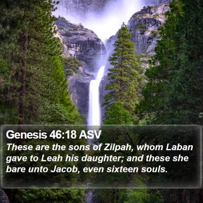 Genesis 46:18 ASV Bible Verse Image