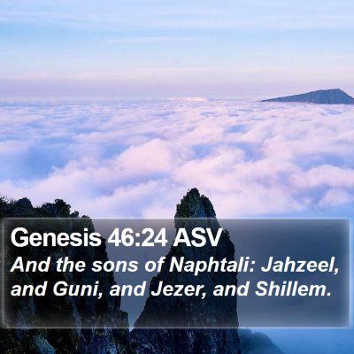 Genesis 46:24 ASV Bible Verse Image