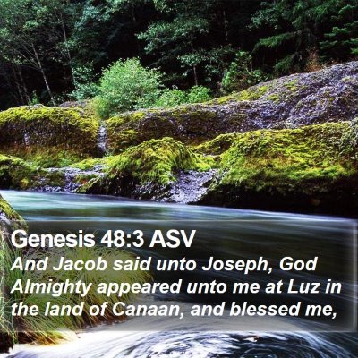 Genesis 48:3 ASV Bible Verse Image