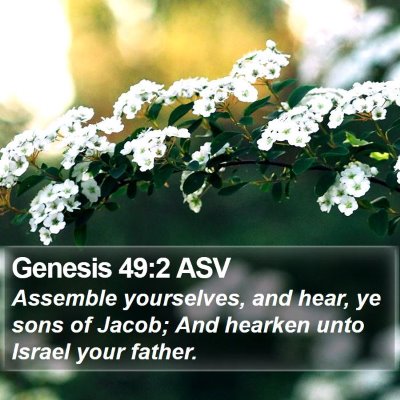 Genesis 49:2 ASV Bible Verse Image