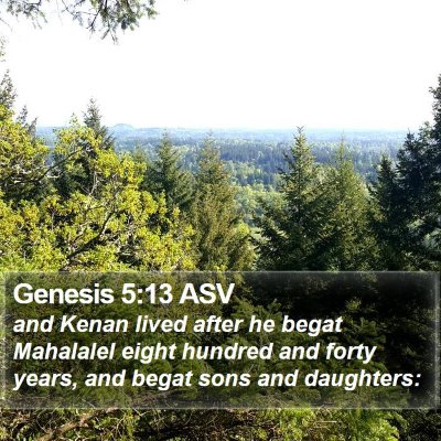 Genesis 5:13 ASV Bible Verse Image