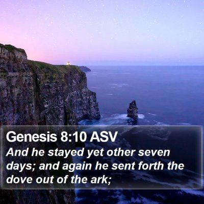 Genesis 8:10 ASV Bible Verse Image