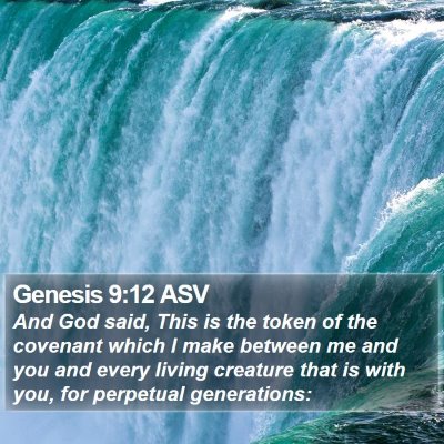 Genesis 9:12 ASV Bible Verse Image