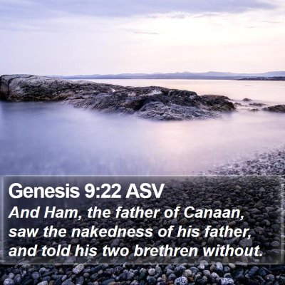 Genesis 9:22 ASV Bible Verse Image