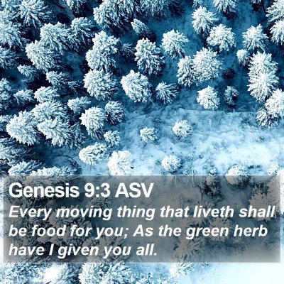 Genesis 9:3 ASV Bible Verse Image