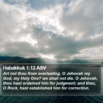 Habakkuk 1:12 ASV Bible Verse Image