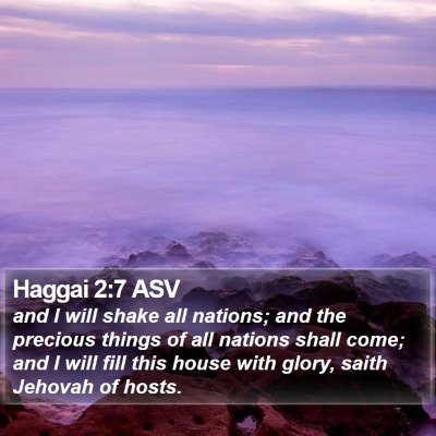 Haggai 2:7 ASV Bible Verse Image
