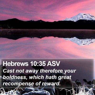 Hebrews 10:35 ASV Bible Verse Image