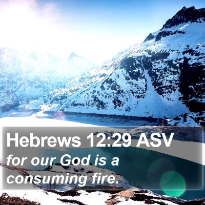 Hebrews 12:29 ASV Bible Verse Image
