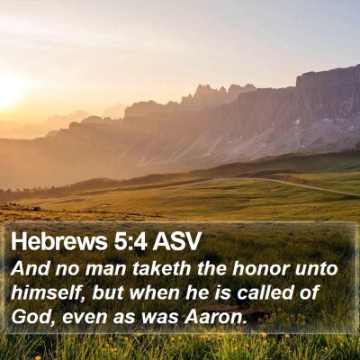 Hebrews 5:4 ASV Bible Verse Image