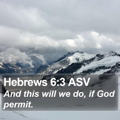 Hebrews 6:3 ASV Bible Verse Image