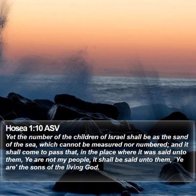 Hosea 1:10 ASV Bible Verse Image