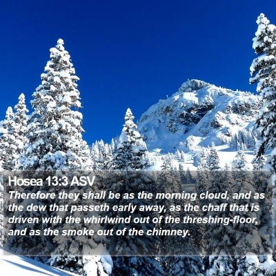 Hosea 13:3 ASV Bible Verse Image