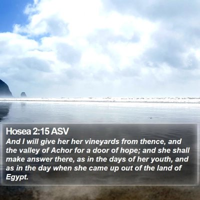 Hosea 2:15 ASV Bible Verse Image