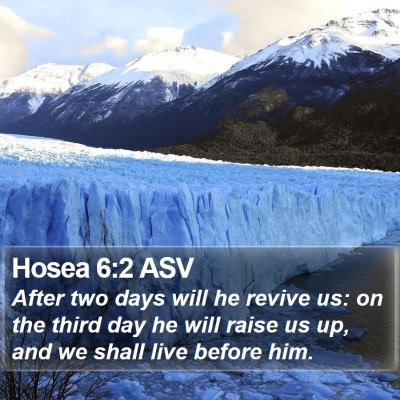 Hosea 6:2 ASV Bible Verse Image