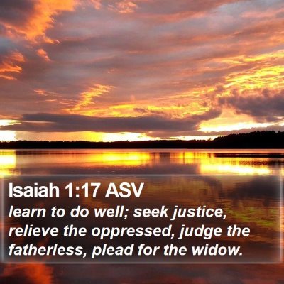 Isaiah 1:17 ASV Bible Verse Image