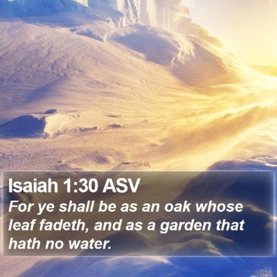 Isaiah 1:30 ASV Bible Verse Image