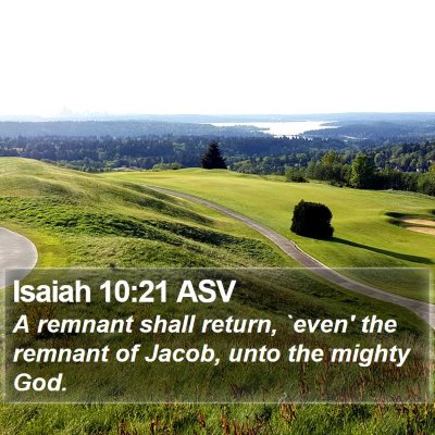 Isaiah 10:21 ASV Bible Verse Image