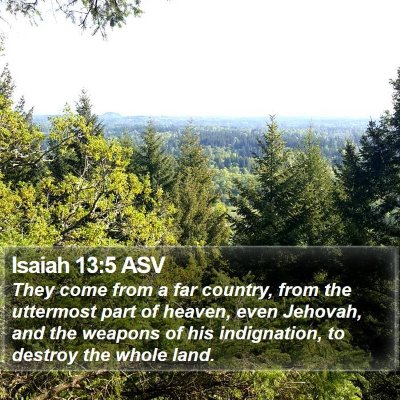 Isaiah 13:5 ASV Bible Verse Image