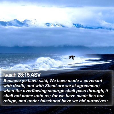 Isaiah 28:15 ASV Bible Verse Image