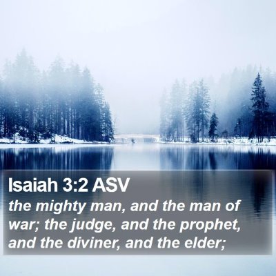 Isaiah 3:2 ASV Bible Verse Image