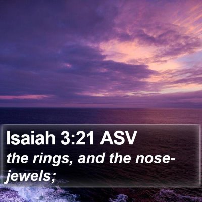Isaiah 3:21 ASV Bible Verse Image