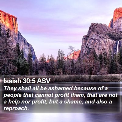 Isaiah 30:5 ASV Bible Verse Image