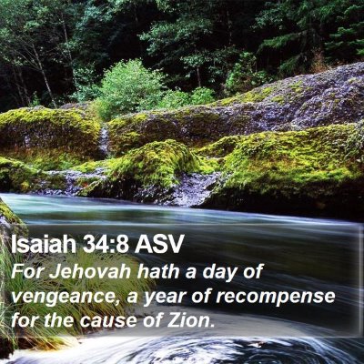 Isaiah 34:8 ASV Bible Verse Image