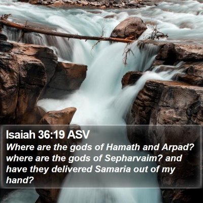 Isaiah 36:19 ASV Bible Verse Image