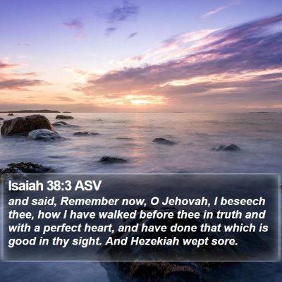 Isaiah 38:3 ASV Bible Verse Image