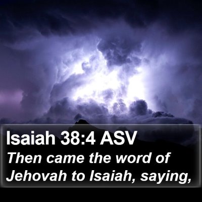 Isaiah 38:4 ASV Bible Verse Image