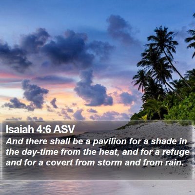 Isaiah 4:6 ASV Bible Verse Image