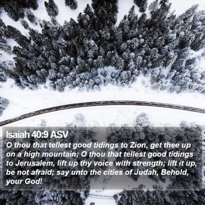 Isaiah 40:9 ASV Bible Verse Image