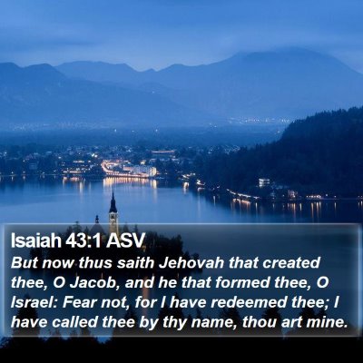 Isaiah 43:1 ASV Bible Verse Image