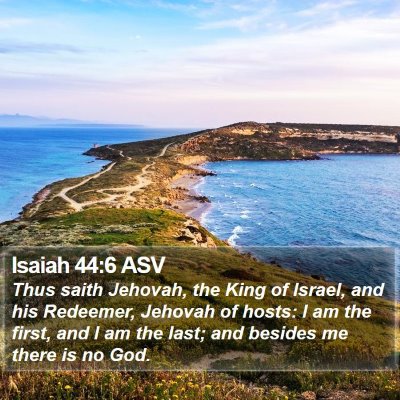 Isaiah 44:6 ASV Bible Verse Image