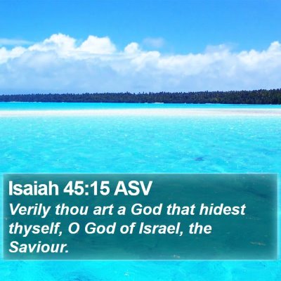Isaiah 45:15 ASV Bible Verse Image