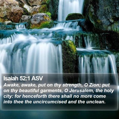 Isaiah 52:1 ASV Bible Verse Image