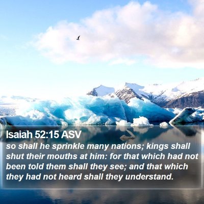 Isaiah 52:15 ASV Bible Verse Image