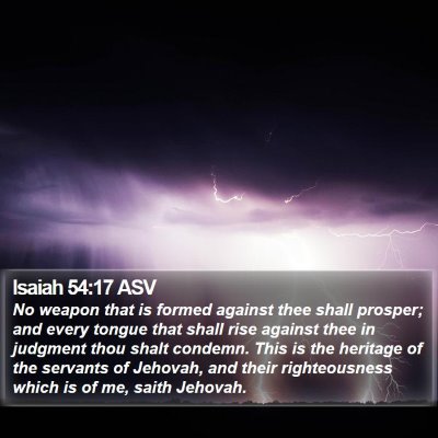 Isaiah 54:17 ASV Bible Verse Image