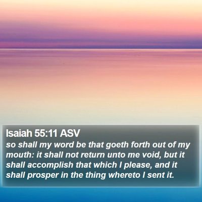 Isaiah 55:11 ASV Bible Verse Image
